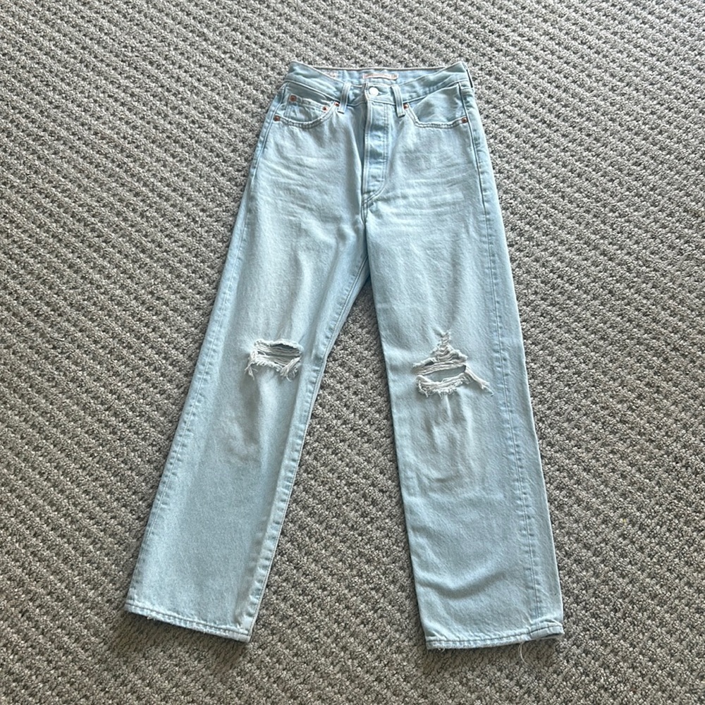 Levi’s Ribcage ankle straight jeans